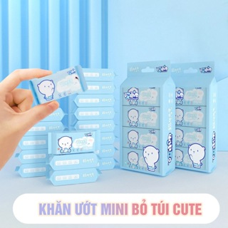 Khăn Ướt Mini Dễ Thương Nhỏ Gọn Bỏ Túi Phong Cách Xì Tin P2450