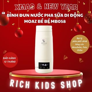 | Có sẵn ship hoả tốc | Bình đun nước pha sữa di động Moaz bébé MB058
