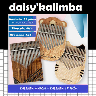 [Full 6 phụ kiện] Đàn kalimba Myron HUYỀN HẠC Gỗ Walnut-trọn bộ phụ kiện- BẢO HÀNH CHÍNH HÃNG 24 THÁNG
