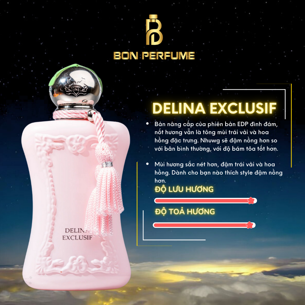 [Mã COSBAUH3 giảm 8% đơn 300K] Nước hoa nữ DELINA EXCLUSIF