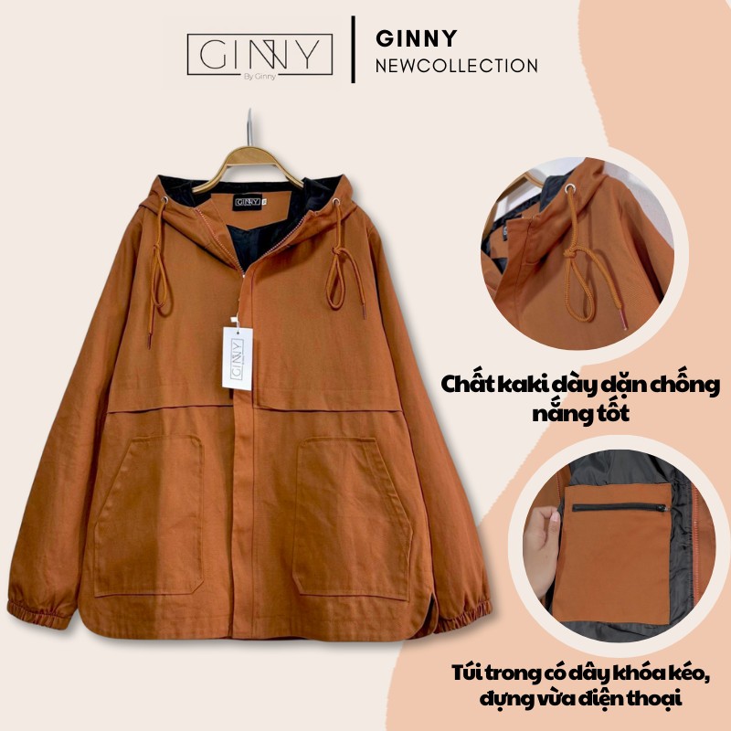 Áo khoác Kaki Bigsize Nam Nữ ALMA | Phong Cách Ulzzang Chống Nắng Cực Đỉnh AKKBX011
