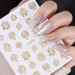 Sticker dán móng, miếng dán móng tay 5D nail sticker tết