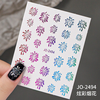 Sticker dán móng, miếng dán móng tay 5D nail sticker tết