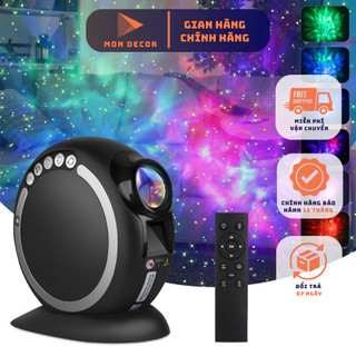 Đèn thiên hà v5 chiếu bầu trời sao loa bluetooth, có pin sạc, dùng cho phòng ngủ và phòng bay