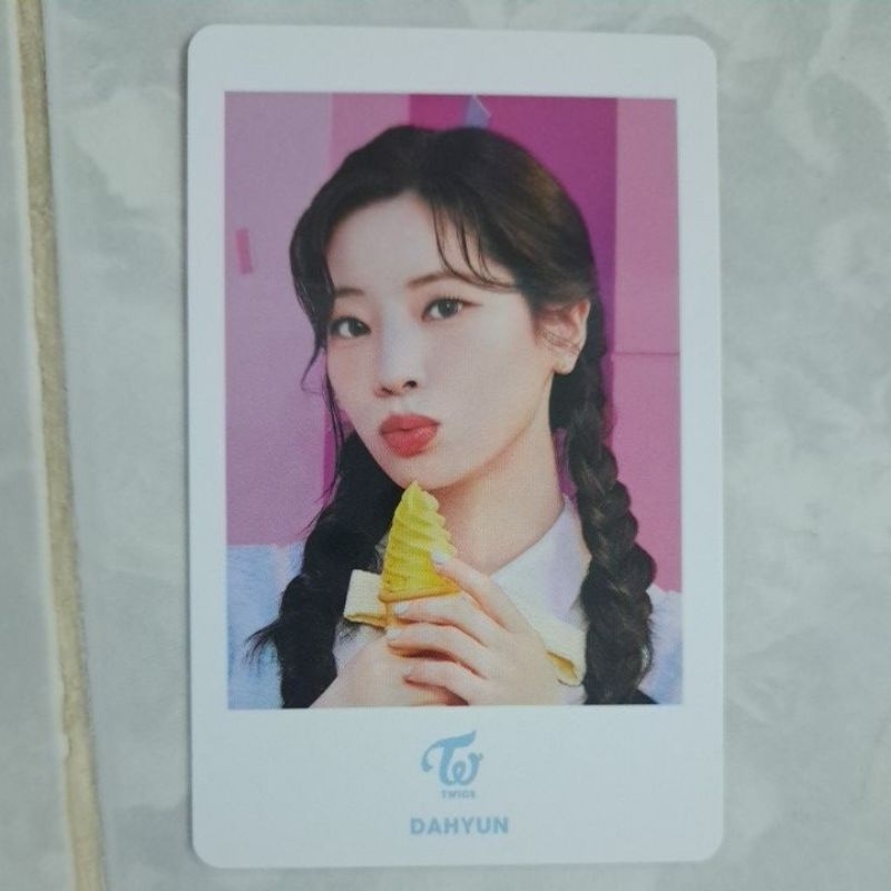 CARD CHÍNH HÃNG TWICE DAHYUN Kim Da hyun card album/ non album