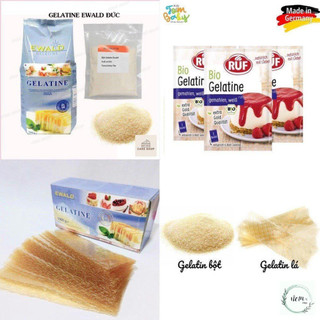 Bột Gelatine Ewald Đức làm đông thạch, pudding, bánh mousse, kẹo dẻo, panna cotta NEMSHOP
