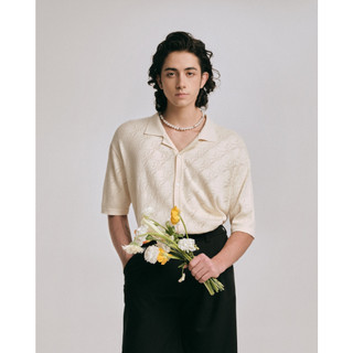 DVRK - Áo Sơ Mi Dệt Kim Pointelle Monogram - DVRK-23W