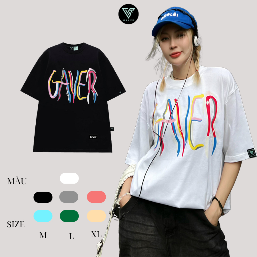 Áo thun LocalBrand GAVER - ART unisex form rộng tay lỡ + ( QUÀ TẶNG )