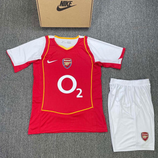 Bộ Áo đấu bóng đá clb Arsenal Retro 2003 Áo đỏ quần trắng