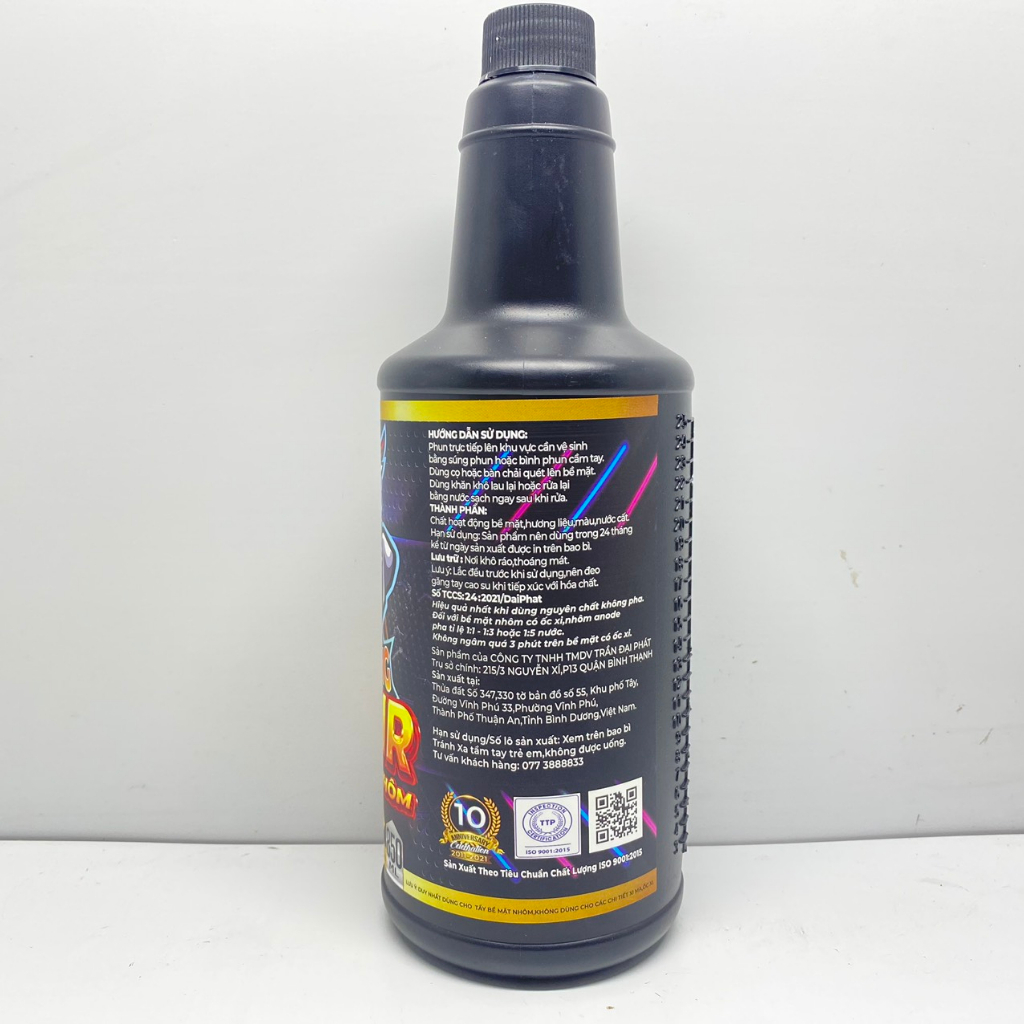 Chai xịt tẩy rửa hợp kim nhôm, tẩy lốc máy, đầu bò xịt vệ sinh sên SprayKing REPAIR 850ml Mẫu Mới