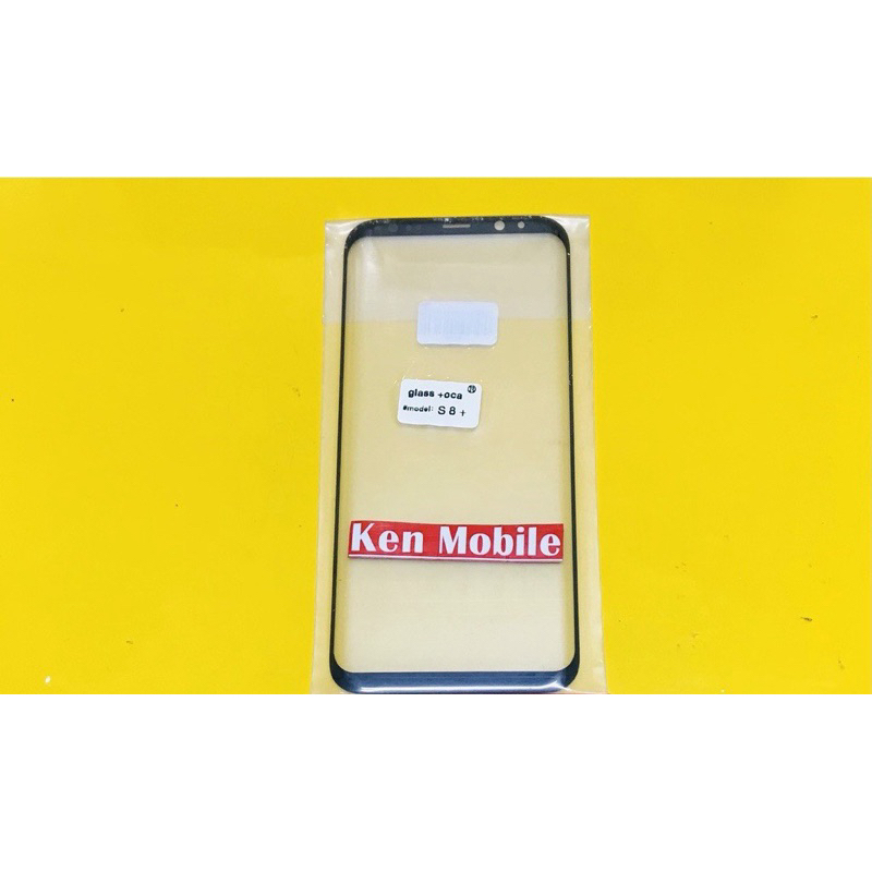Mặt Kính Samsung S8 Plus / SM-G955FD Loại Liền Keo OCA (dùng để ép màn hình)