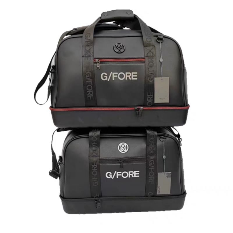 Túi xách tay 2 ngăn Gfore  - 3 màu: trắng , đen viền đỏ, trắng