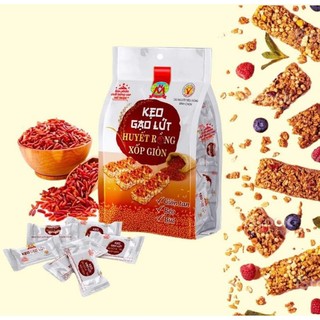Kẹo gạo lứt đậu phộng mỹ ngọc 190g