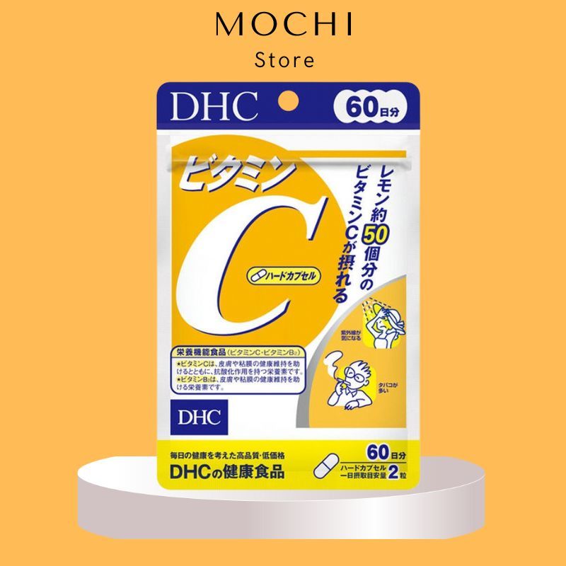 Viên Uống Vitamin C DHC Nhật Bản 120 viên 60 ngày CHÍNH HÃNG giúp sáng da,