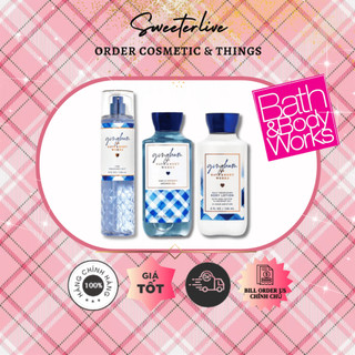 GINGHAM (Bill US) - Bộ Xịt thơm toàn thân BATH & BODY WORKS