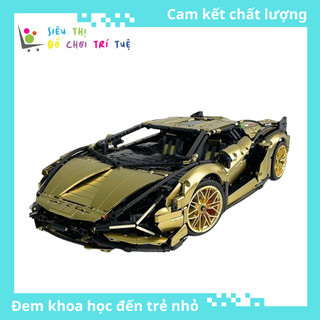 Lambor sian mạ vàng 42115 mô hình xe technic tỷ lệ 1:8 đồ chơi lắp ráp 3696 pcs sieuthidochoitritue