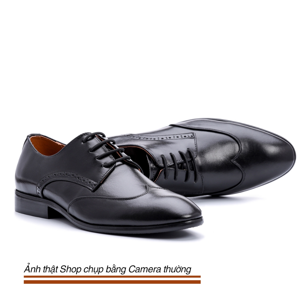 Giày Tây Nam Oxford OF05 đế phíp hàng hiệu công sở da bò Hộp đựng sang trọng KEOSISI Bảo hành 12 tháng