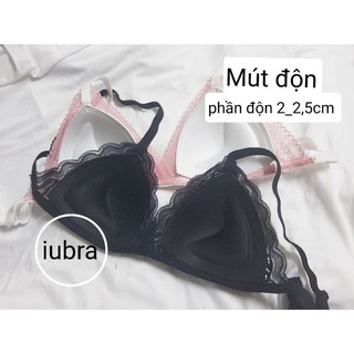 Áo lót dây chéo, bra mút mỏng nhẹ, mút độn.