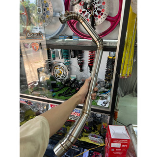 Cổ pô size 38-51 inox cho satria sonic 38 51 winner raider fi