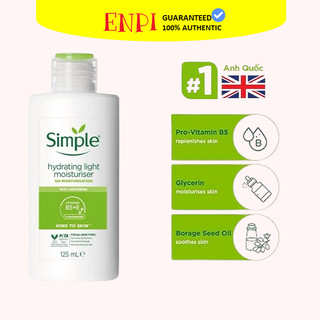 Kem dưỡng da dầu Simple Hydrating Light Moisturiser