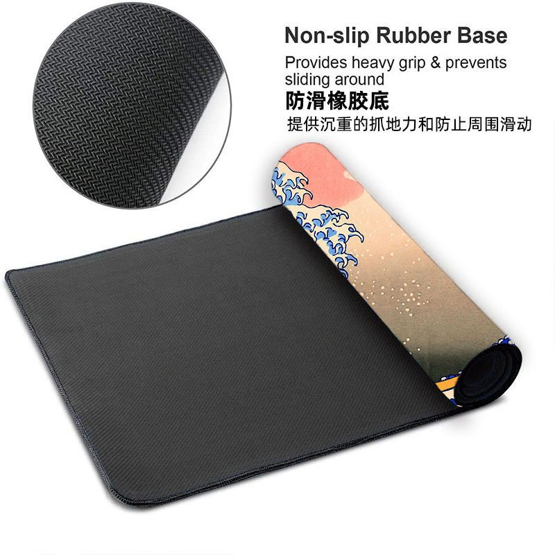 Tấm Lót Chuột Phong Cảnh Núi Phú Sĩ Nhiều Mẫu Size  Lớn 90*30cm