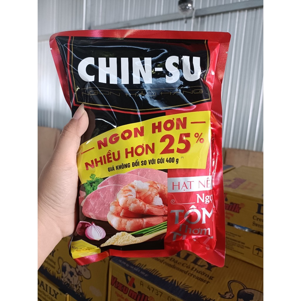 Hạt Nêm Chinsu Tôm Thịt 500gr - Date mới