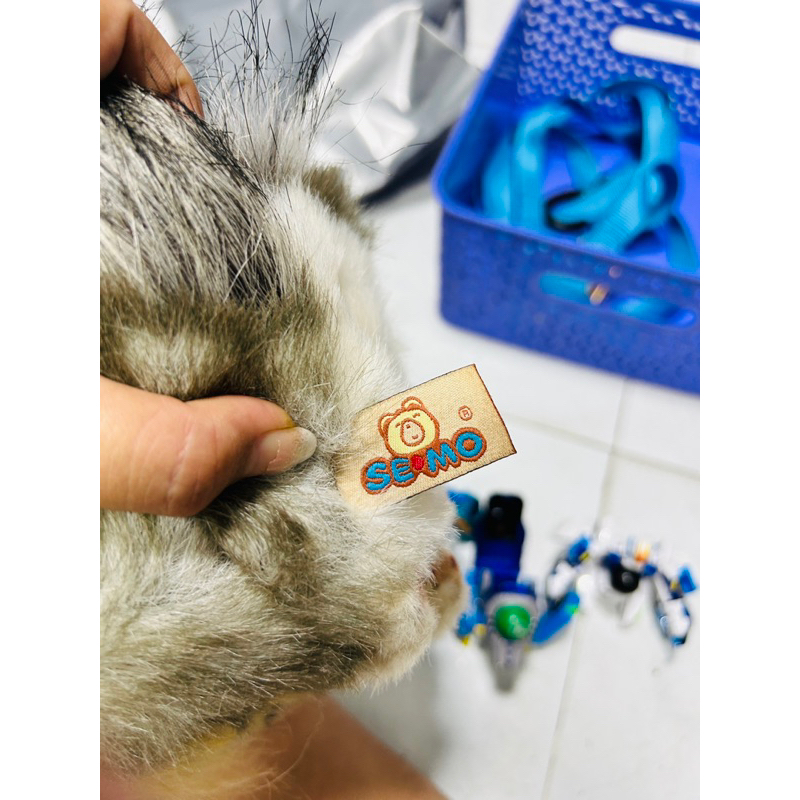 Mô hình mèo bông Steiff Agneatha Cat chính hãng Semo lông y như lông thật