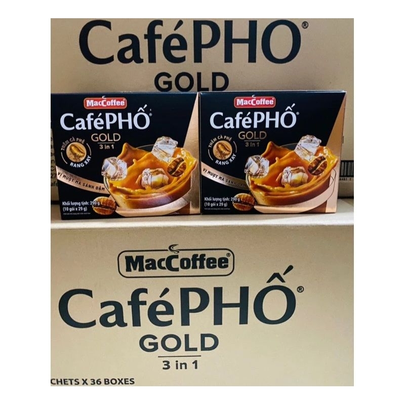 Cà Phê sữa MacCoffee Cafe Phố Gold 3in1 290g