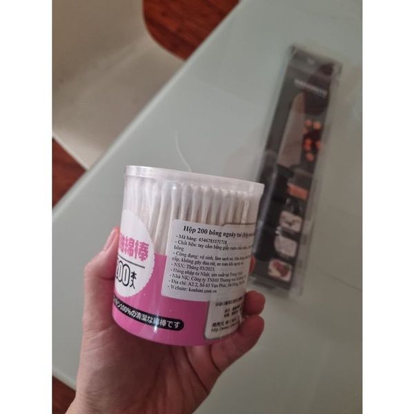 Bông ngoáy tai cỡ to cho người lớn  - Hàng nhập khẩu Nhật Bản