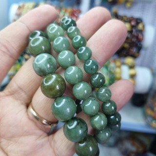  Vòng tay phong thủy đá cam thach xanh rêu 