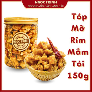 Tóp Mỡ Cháy Tỏi (Hủ 150G) Loại Ngon Cao Cấp Bánh Tráng Ngọc Trinh