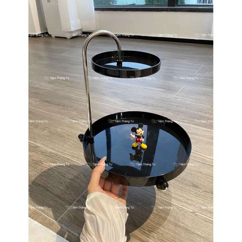 Khay Kệ 2 Tầng Để Bàn Đựng Mỹ Phẩm, Nước Hoa, Thìa Khoá, Đồ Trang Trí Phòng