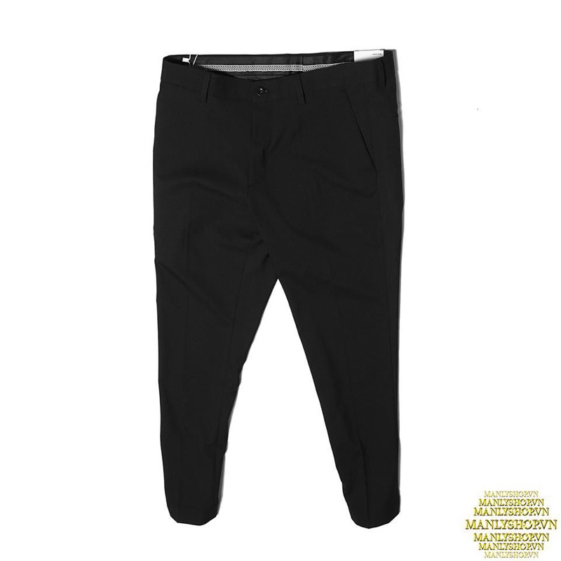 Quần âu nam đen form slimfit s6270