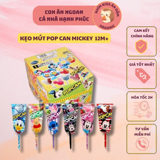Kẹo mút popcan mickey glico 13gam - 1 cái