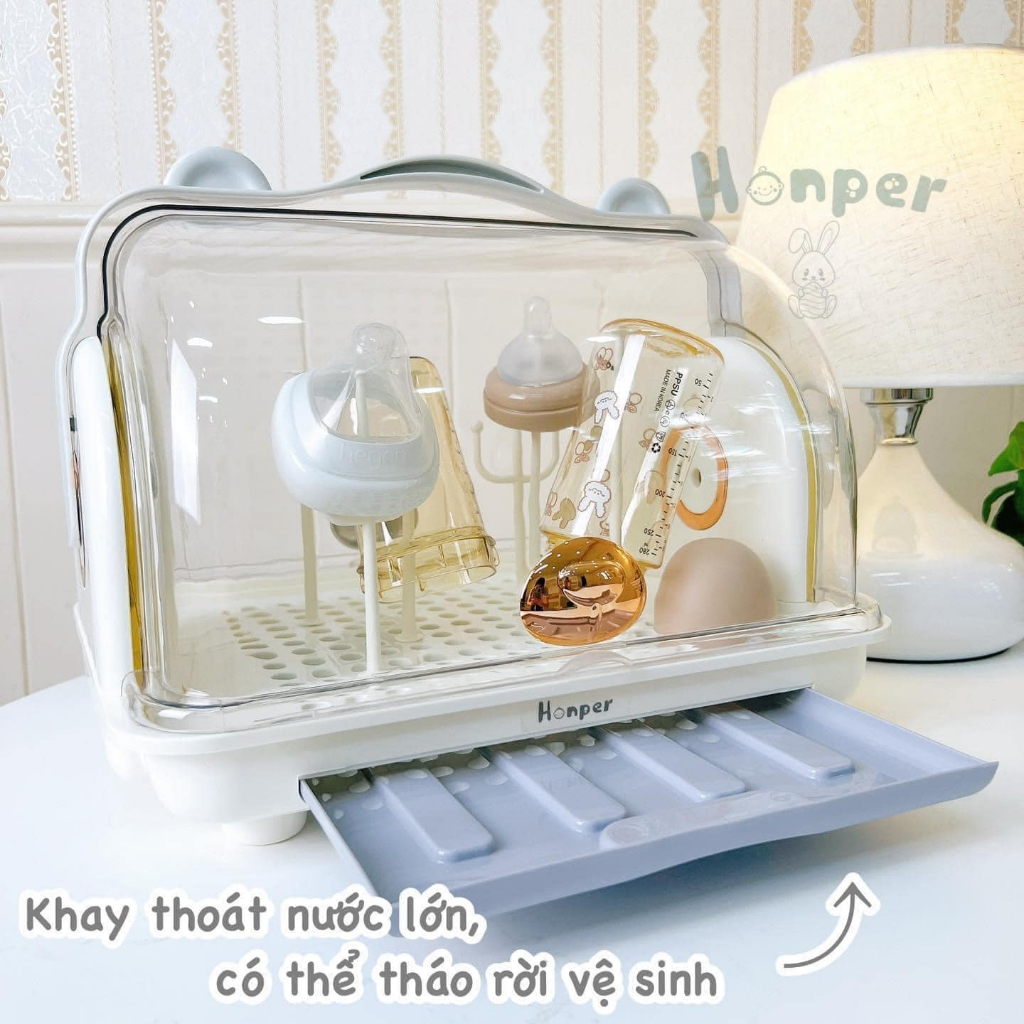 Úp bình sữa Honper hình gấu HP221