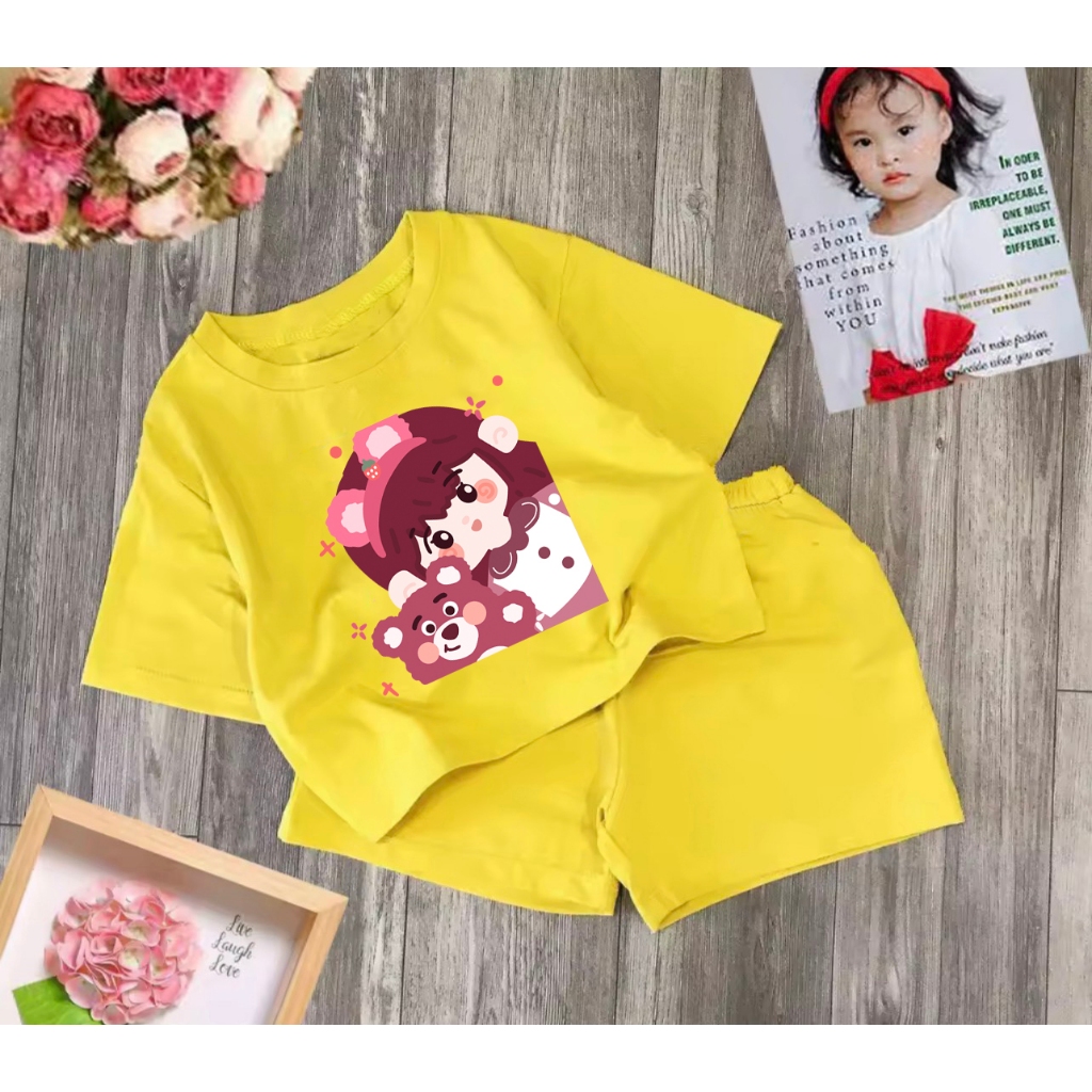 Bộ bé gái cho bé gái siêu xinh cho bé 6-24kg.BGL11.