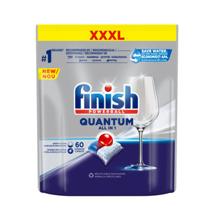 Viên rửa chén Finish Quantum All in 1 60 Viên