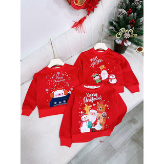 Áo nỉ bông noel cho bé trai bé gái