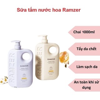 Sữa tắm nước hoa 2in1 Amino Acid Ramzer Hương Thơm Thanh Mát - Ngọt Ngào Làm Sạch Da, Giúp Da Dưỡng Ẩm Mềm Mịn
