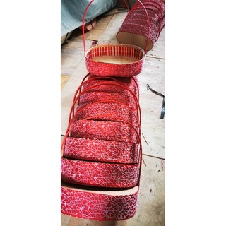 giỏ lụa bầu dục