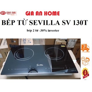 Bếp từ đôi sevilla SV 130T . bếp điện từ đôi chính hãng. bếp từ âm bàn inverter dễ sử dụng nhiều tình năng thông minh