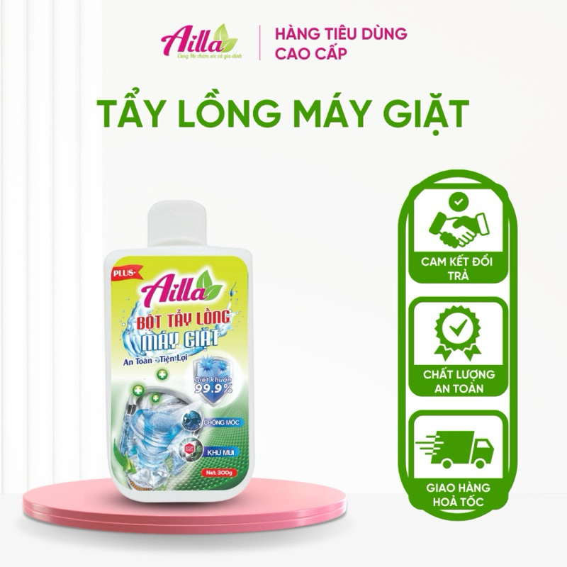 Tẩy lồng máy giặt ailla 300g - Siêu tẩy lồng giặt