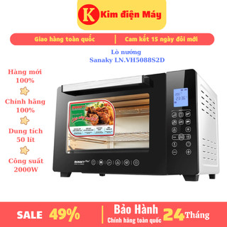 Lò nướng Sanaky LN.VH5088S2D-lò nướng điện 50l-2000W tiết kiệm điện nướng đa năng- bảo hành 24 tháng toàn quốc