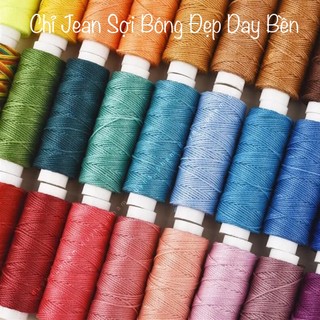 [LOẠI ĐẸP]🧶 CHỈ JEAN SỢI DAY BỀN CHẮC BÓNG ĐẸP🧶