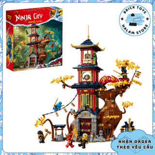 [Có sẵn] Đồ chơi lắp ráp Ninjago Dragons Rising 70085 71795 - Mô hình Ninja City Đền năng lượng rồng