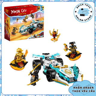 [Có sẵn] Đồ chơi lắp ráp Ninjago Dragons Rising 88081 71791- Mô hình Ninja City Xe đua của Zane