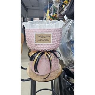 Cốt tròn cắm hoa tươi hoặc hoa sáp 50 bông