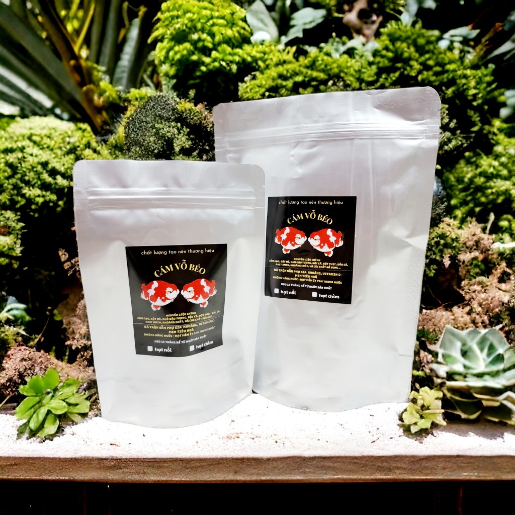 Cám cá vàng cám vỗ béo 60% ĐẠM, tiêu hóa cực tốt, chuyên thúc size cá - phù hợp cho tất cả cá cảnh