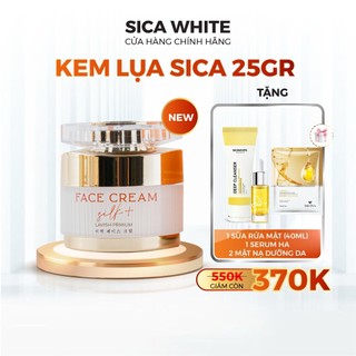 Combo Kem Lụa Sica White 25G, Kem Face Lụa Dưỡng Trắng Sáng, Mờ Thâm Nám, Căng Bóng Da - SICA WHITE