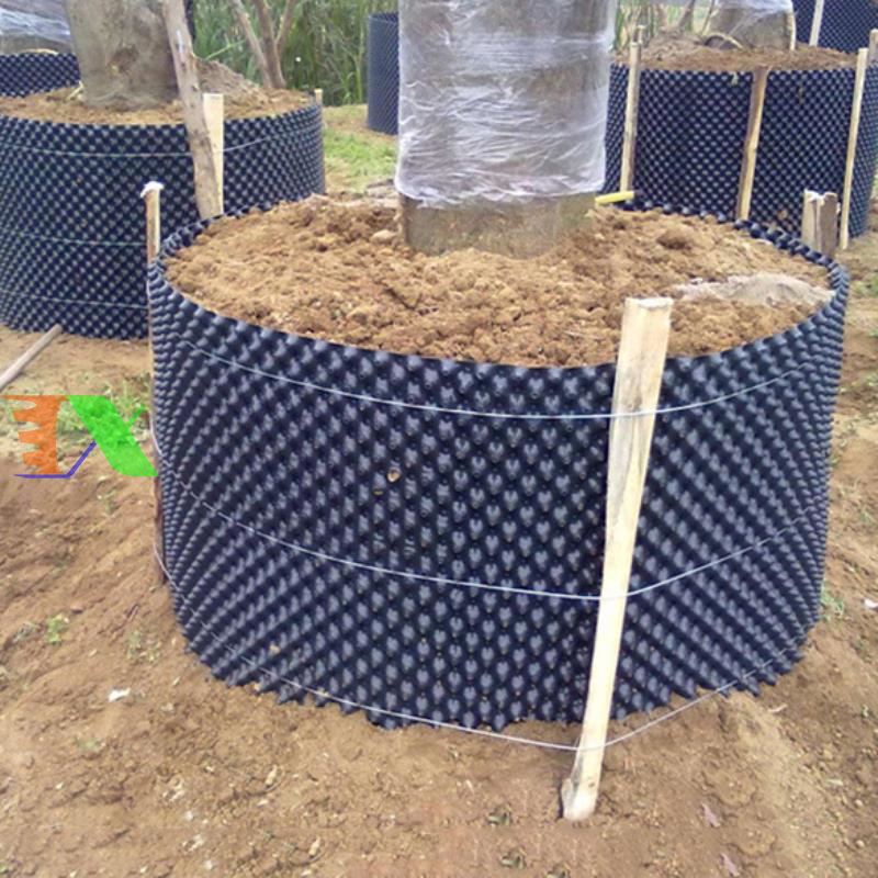 5 MÉT Bầu ươm cây V6 CAO 70CM dày 6mm, cắt theo mét dài khách đặt, tặng ốc vít-77904